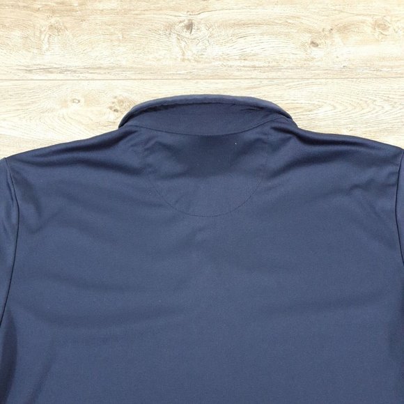 Jack Nicklaus Golf Large Short Sleeve Shirt Men Sport Casual Polyester Blue Soft - Picture 10 of 11